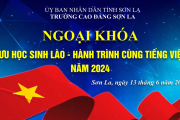 Ngoại khóa “Lưu học sinh Lào - hành trình cùng tiếng Việt” năm 2024