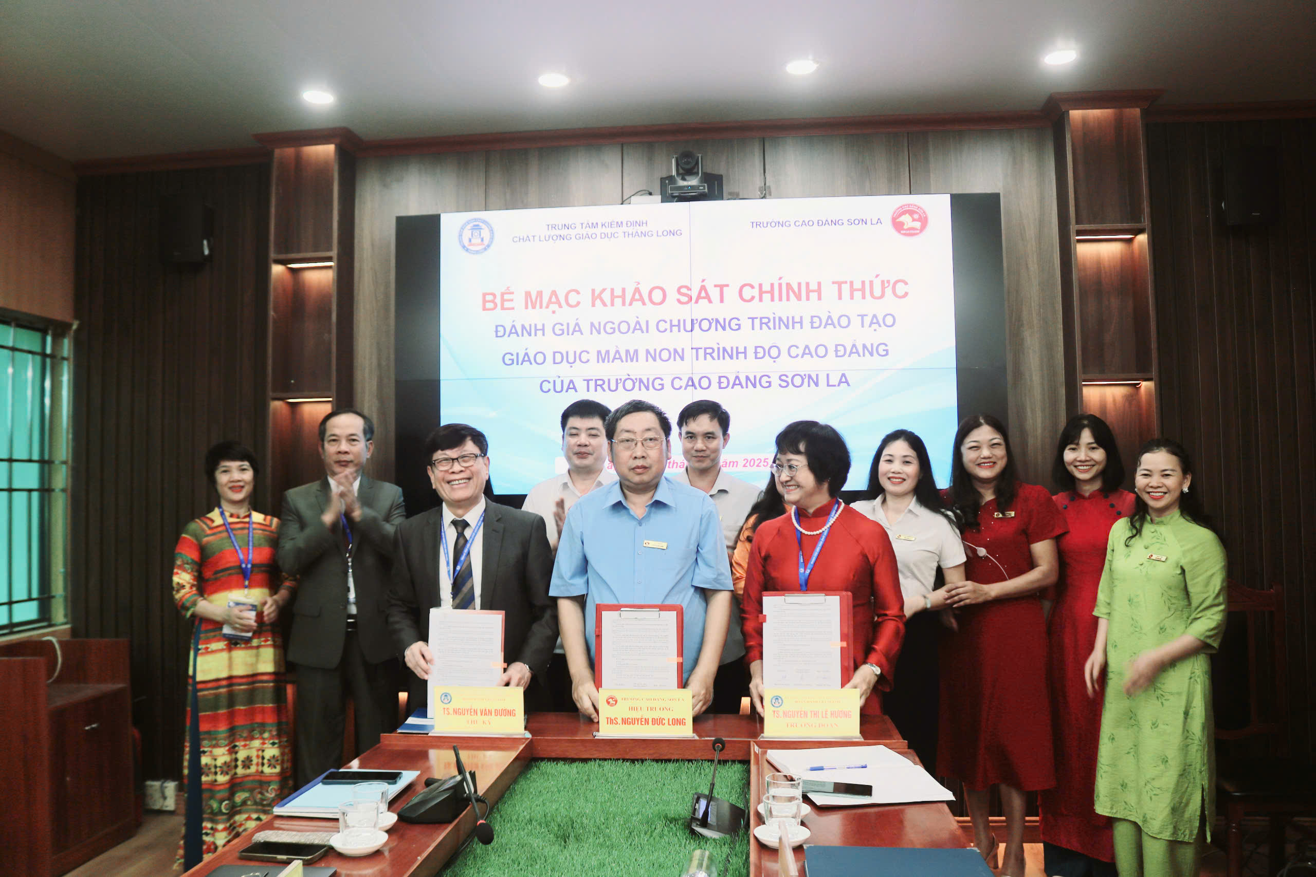 Bế mạc khảo sát chính thức đánh giá ngoài chương trình đào tạo ngành Giáo dục mầm non trình độ cao đẳng tại Trường Cao đẳng Sơn La